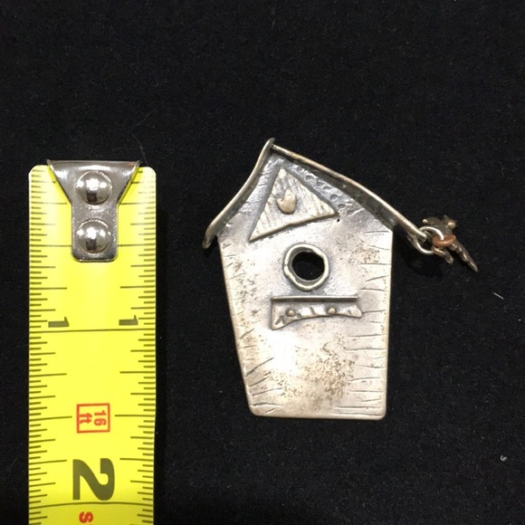 Vintage Klein Birdhouse w/ Bird Brooch - Picture 4 of 6